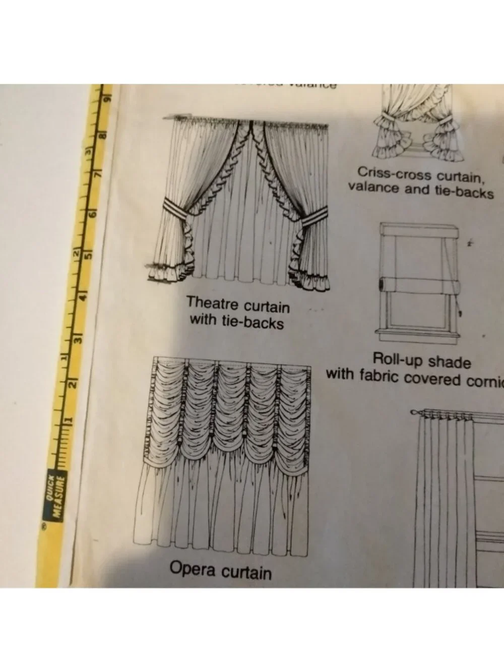 Simplicity House Sewing Pattern Window Curtains Instructions 10 Card Packet 118